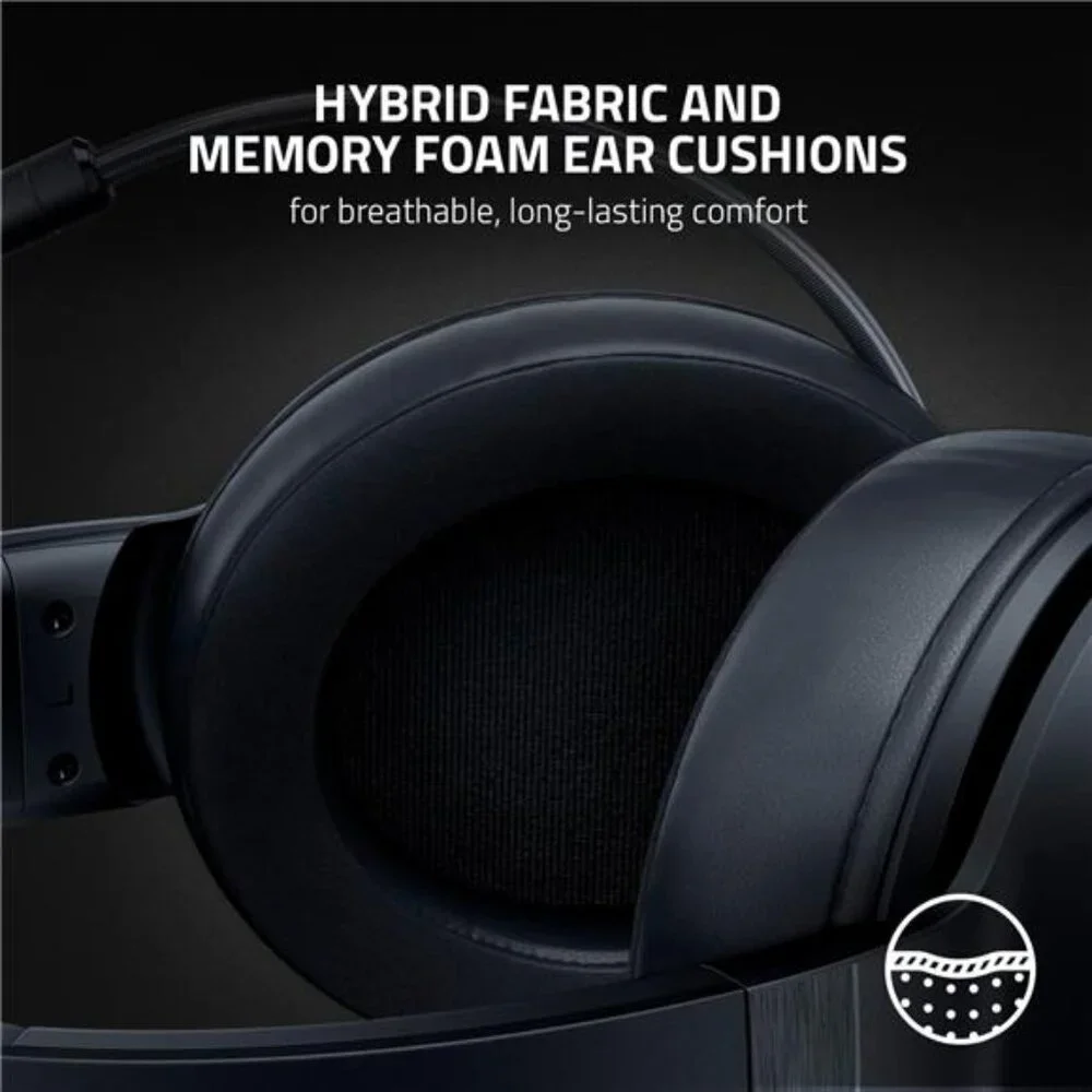 Wired USB Gaming Headset: Lightweight Build